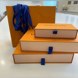 Authentic Louis Vuitton boxes